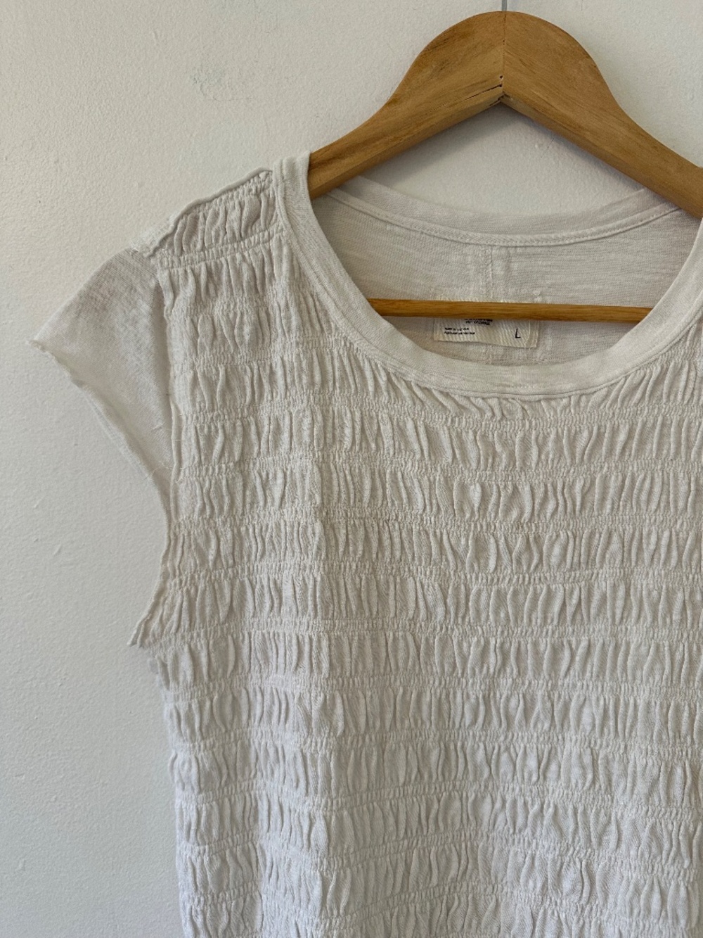 Free People x We The Free Sylvie Tee in Ivory | Size Large - Picture 3 of 12